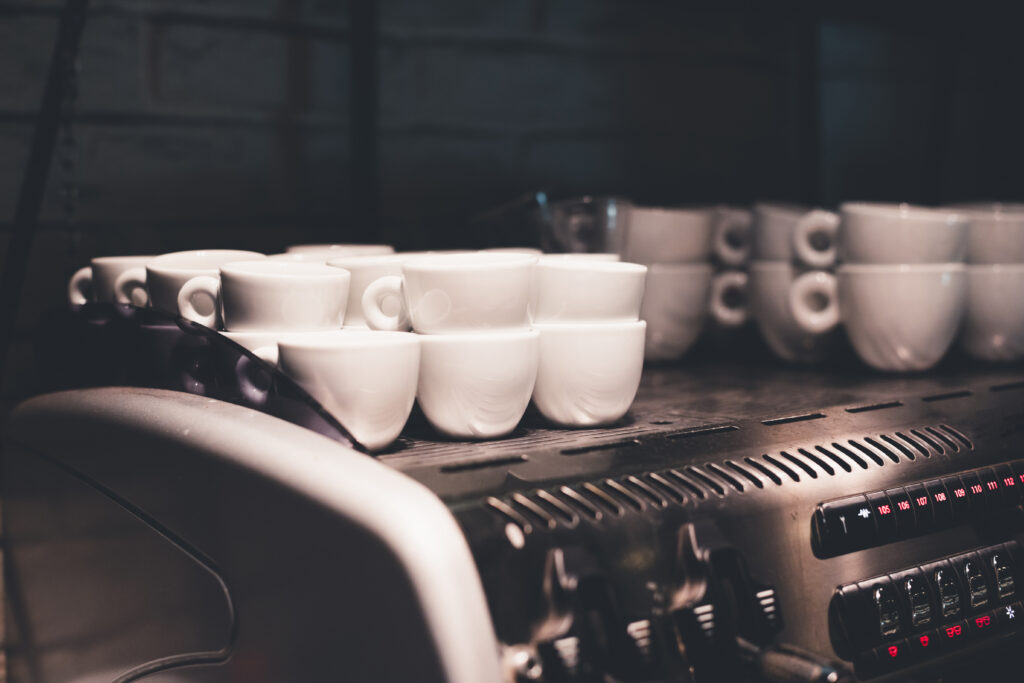 ceramic cups coffee machine